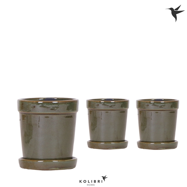 Deco Pot (0909GRE) 9Ø 15cm